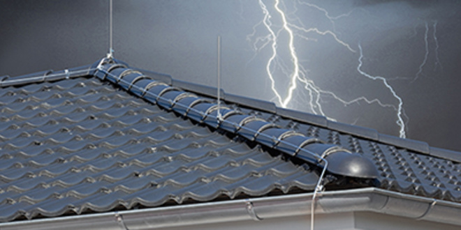 Äußerer Blitzschutz bei Elektro Hofmann GmbH in Karlstadt